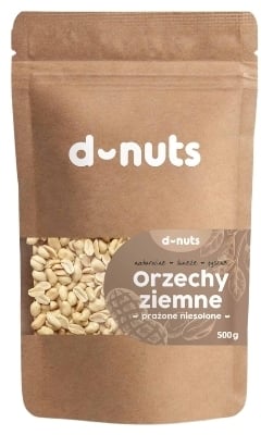 D-nuts Orzechy Ziemne bez soli premium 500 g