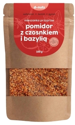 D-nuts Przyprawa pomidor z bazylią i czosnkiem 100 g