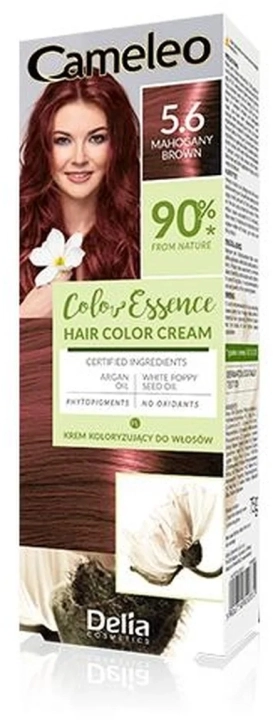 Color Essence krem do koloryzacji włosów jak henna ziołowa 5.6 Mahoniowy brąz 75 g