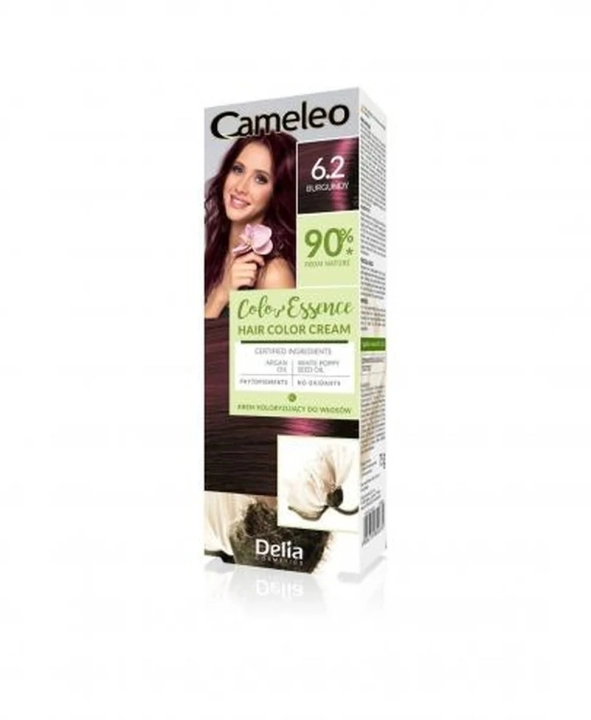 Color Essence krem do koloryzacji włosów jak henna ziołowa 6.2 Burgund 75 g