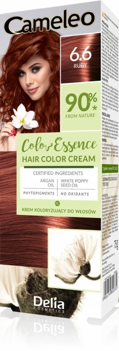 DELIA CAMELEO Color Essence Krem koloryzujący 6.6 Rubin 75 g