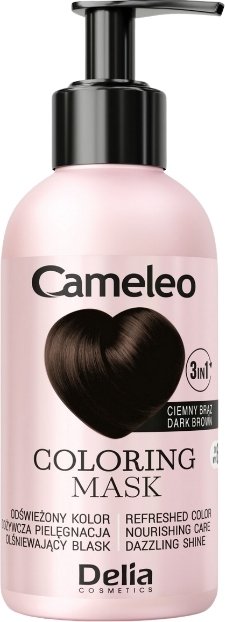 DELIA CAMELEO Maska koloryzująca Ciemny Brąz 120ml