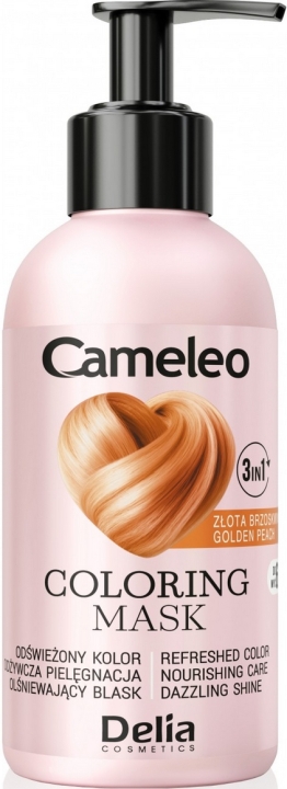 DELIA CAMELEO Maska koloryzująca Złocista Brzoskwinia 120ml