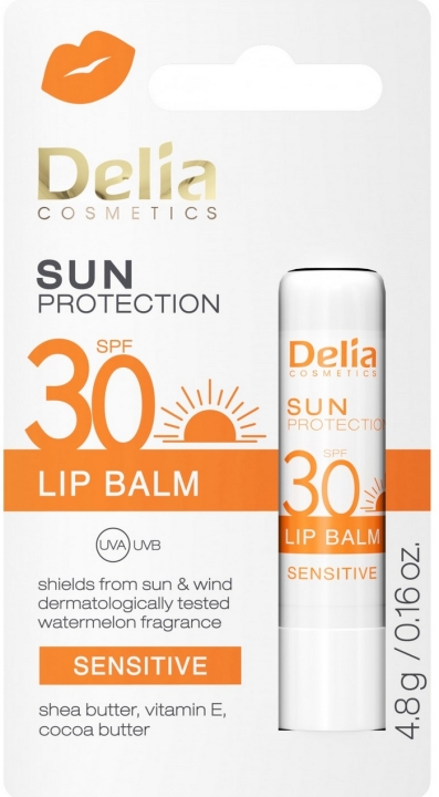 DELIA Ochronna pomadka SPF30 SUN PROTECTION 4,8g