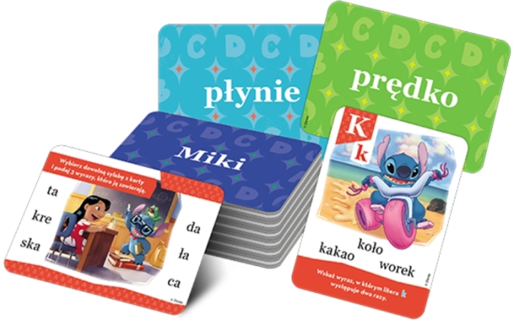 DISNEY UCZY MIX Elementarz Tworzę zdania i czytam karty 1 sztuka