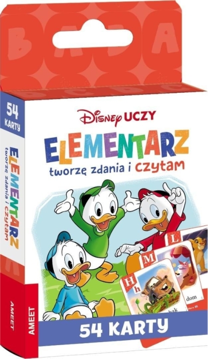 DISNEY UCZY MIX Elementarz Tworzę zdania i czytam karty 1 sztuka