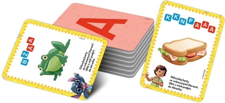 DISNEY UCZY MIX Elementarz Układam wyrazy Karty 1 sztuka