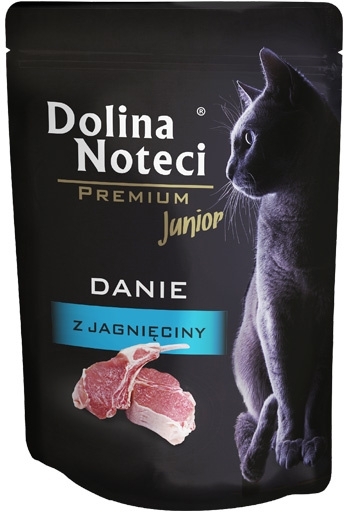 DOLINA NOTECI Premium Junior danie dla kota jagnięcina 85g