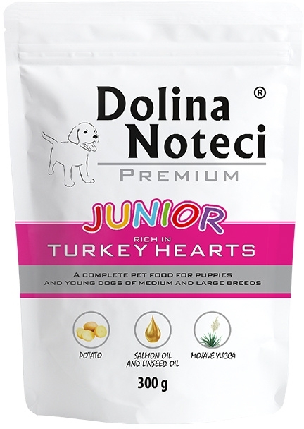 DOLINA NOTECI Premium Junior karma dla psa  z indykiem 300 g