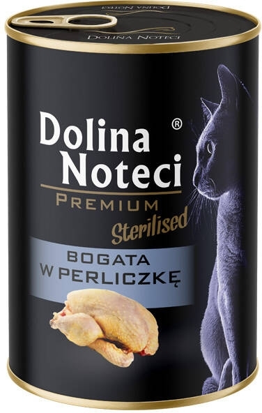 DOLINA NOTECI Premium karma dla kota sterylizowanego z perliczką 400 g