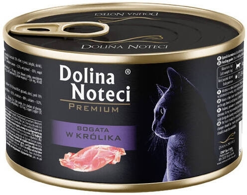 DOLINA NOTECI Premium karma dla kota z królikiem 185 g