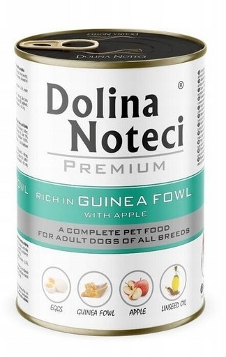 DOLINA NOTECI Premium karma dla psa perliczka z jabłkiem 400 g
