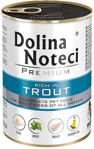 DOLINA NOTECI Premium karma dla psa z pstrągiem 400 g