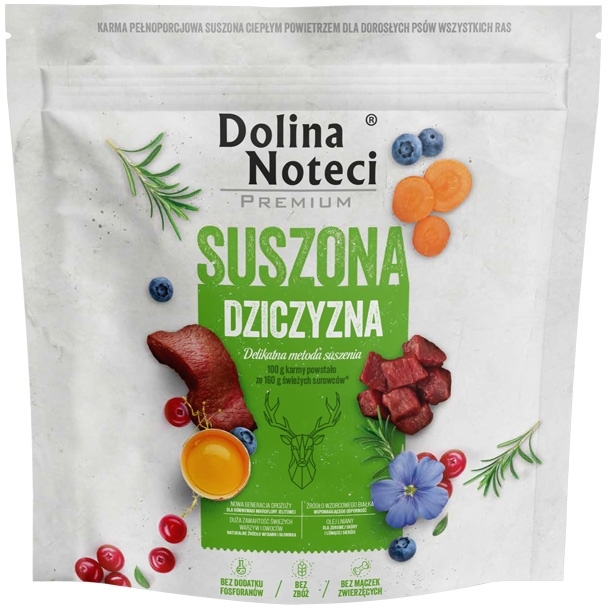 DOLINA NOTECI Premium karma suszona dla psa z dziczyzną 1 kg