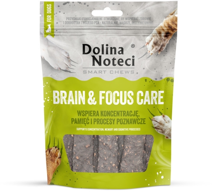 Dolina Noteci Smart Chews Brain & Focus Care przysmak dla psa 100 g
