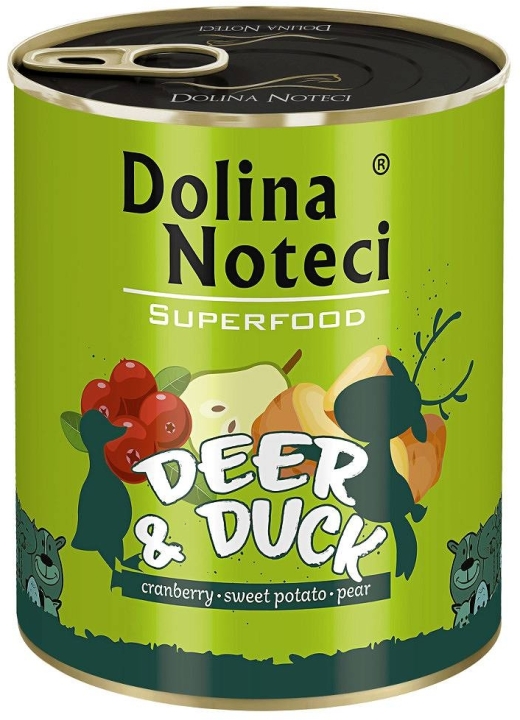 DOLINA NOTECI SuperFood karma dla psa jeleń z kaczką 800 g