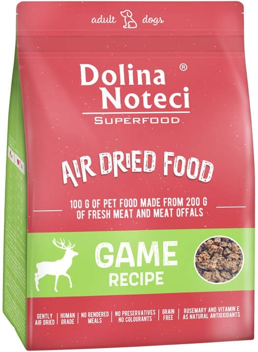 DOLINA NOTECI SuperFood karma suszona dla psa z dziczyzną 1 kg