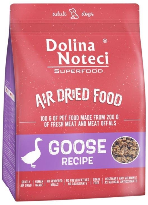 DOLINA NOTECI SuperFood karma suszona dla psa z gęsiną 1 kg