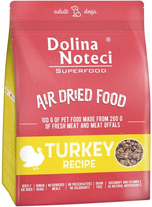 DOLINA NOTECI SuperFood karma suszona dla psa z indykiem 1 kg