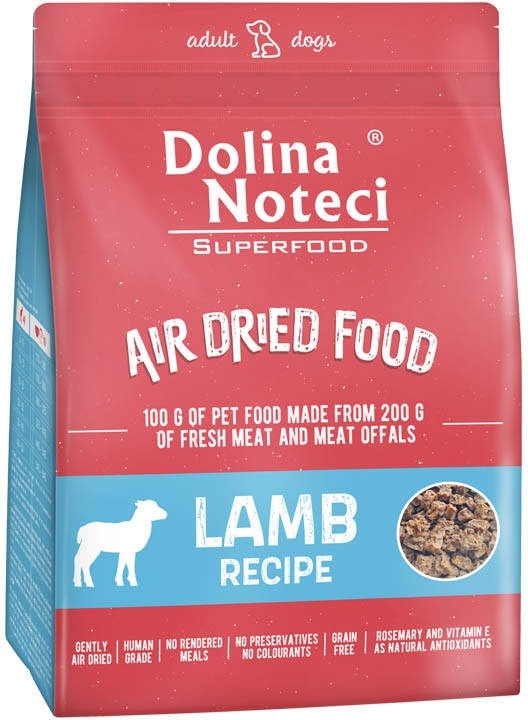 DOLINA NOTECI SuperFood karma suszona dla psa z jagnięciną 1 kg