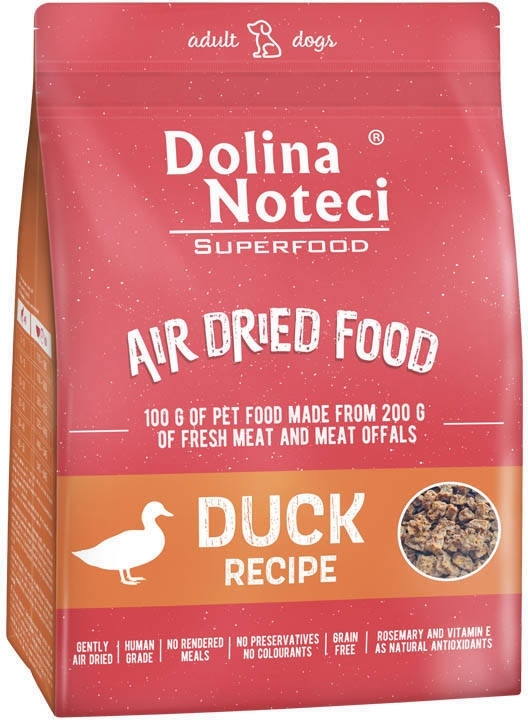 DOLINA NOTECI SuperFood karma suszona dla psa z kaczką 1 kg