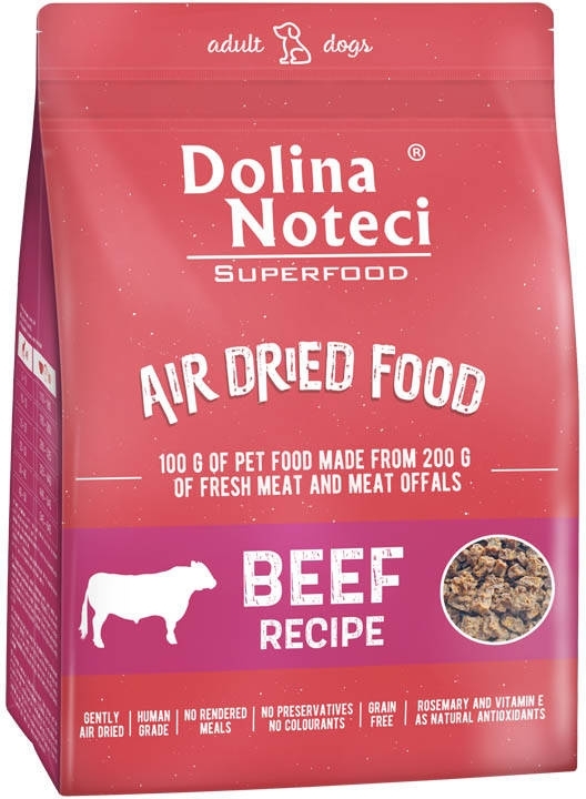 DOLINA NOTECI SuperFood karma suszona dla psa z wołowiną 1 kg