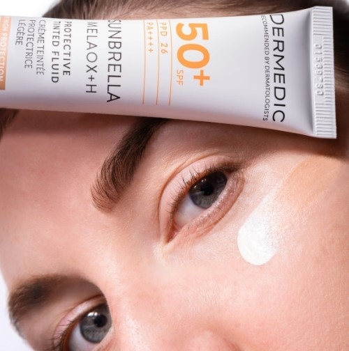 Dermedic Sunbrella Krem tonujący ochronny lekki PPD 26 SPF 50+ 40 ml