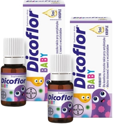 Dicoflor baby krople 5 ml Zestaw: 2x5 ml