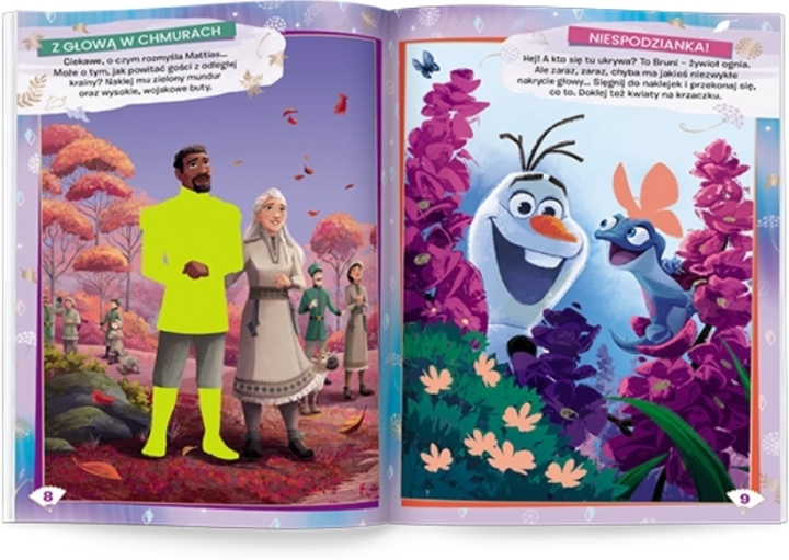Disney Kraina Lodu. Brokatowe ubieranki 1 sztuka