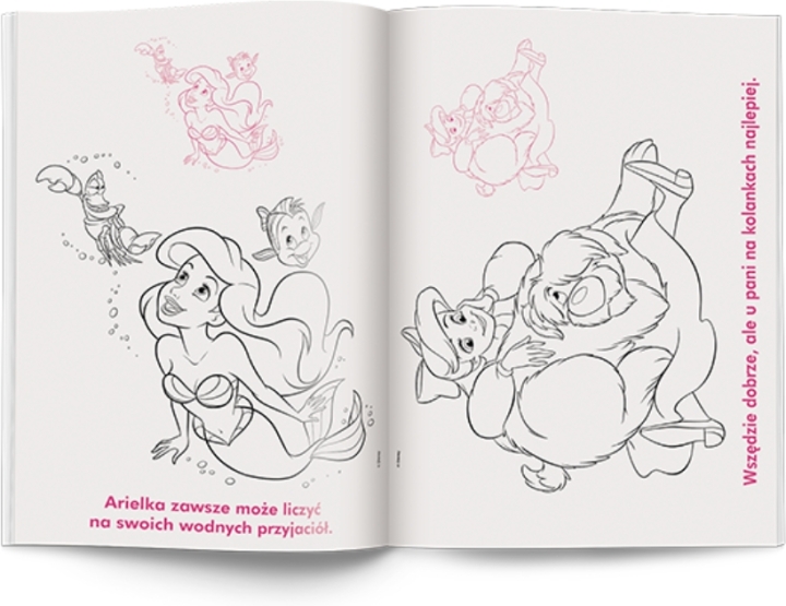 Disney Księżniczka. Kolorowanka z naklejkami 1 sztuka