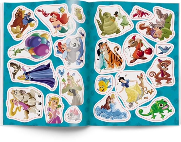 Disney Księżniczka. Kolorowanka z naklejkami 1 sztuka