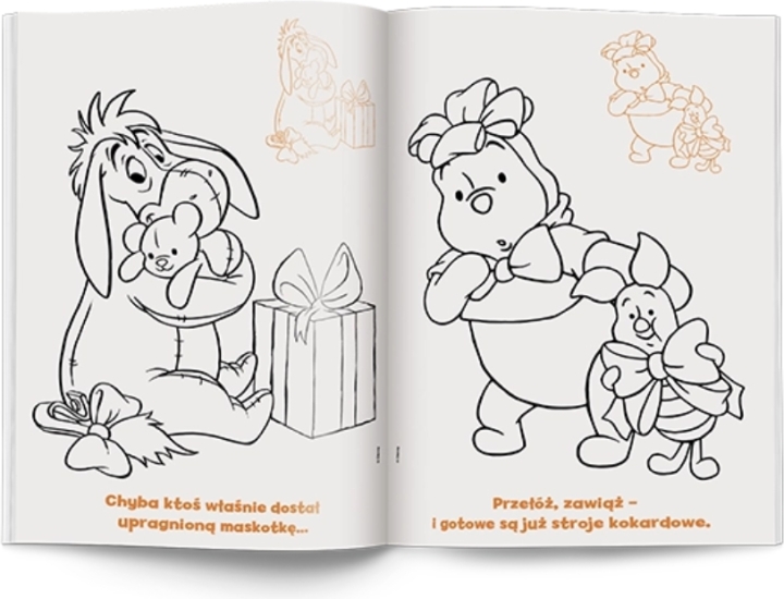 Disney Kubuś i przyjaciele. Kolorowanka z naklejkami 1 sztuka