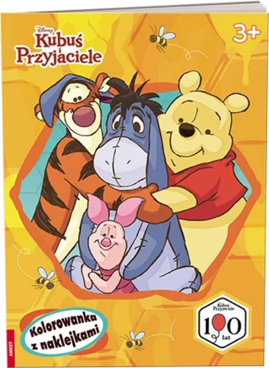 Disney Kubuś i przyjaciele. Kolorowanka z naklejkami 1 sztuka