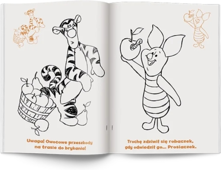 Disney Kubuś i przyjaciele. Kolorowanka z naklejkami 1 sztuka