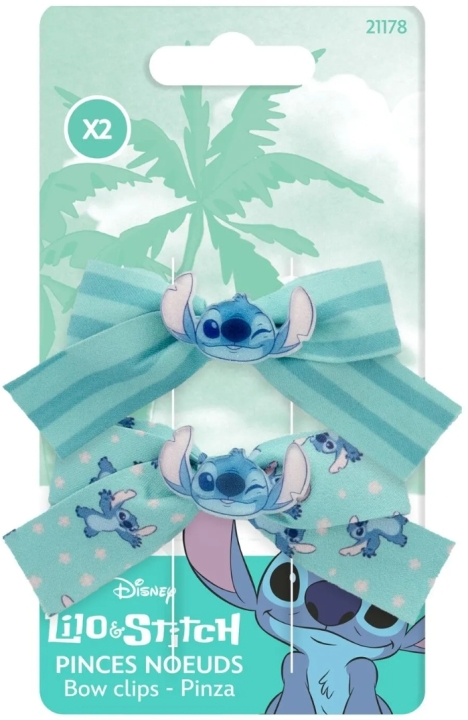 Disney Lili & Stitch  Spinki do włosów z kokardkami 2 sztuki