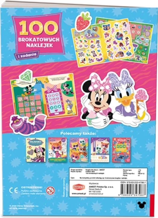 Disney MIX. 100 brokatowych naklejek