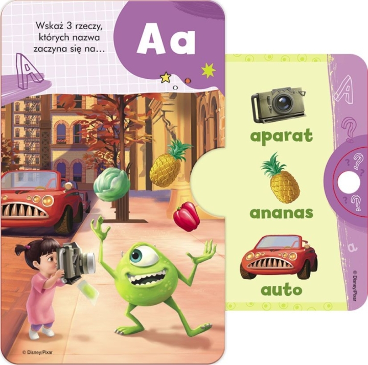 Disney MIX. Karty Alfabet 1 sztuka