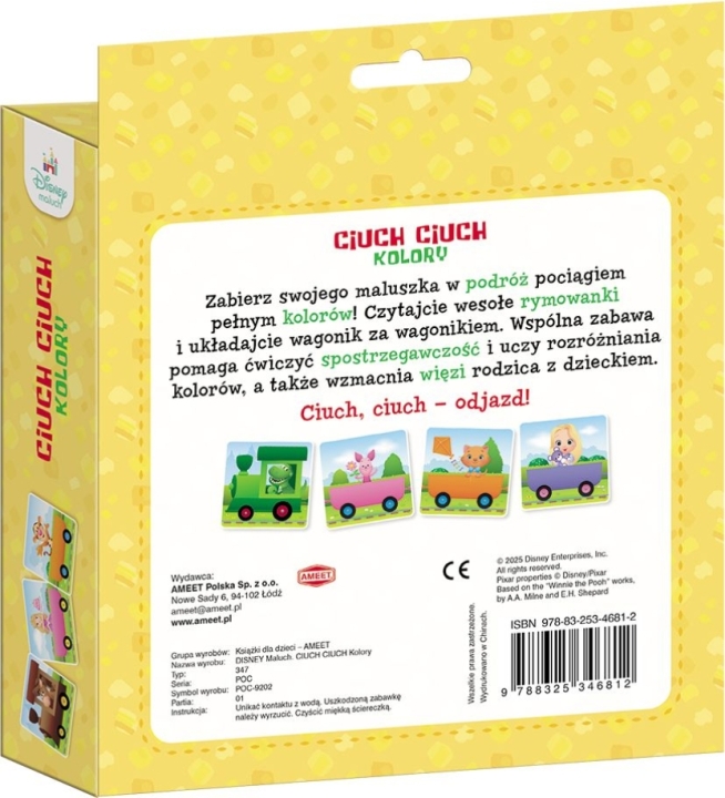 Disney Maluch. CIUCH CIUCH Kolory 1 sztuka