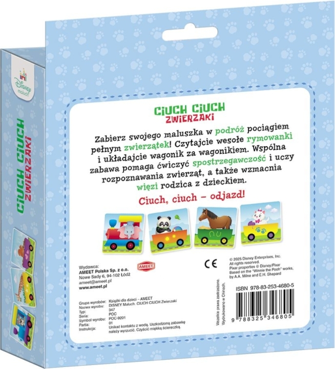 Disney Maluch. CIUCH CIUCH Zwierzaki 1 sztuka