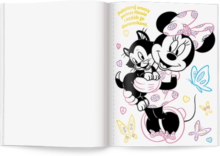 Disney Minnie. Malowanka z diamencikami 1 sztuka