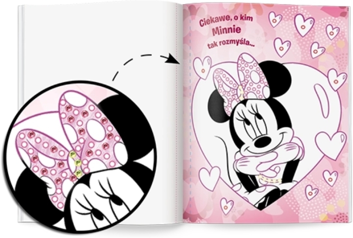 Disney Minnie. Malowanka z diamencikami 1 sztuka
