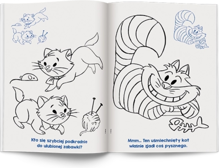 Disney Psy & Koty. Kolorowanka z naklejkami 1 sztuka