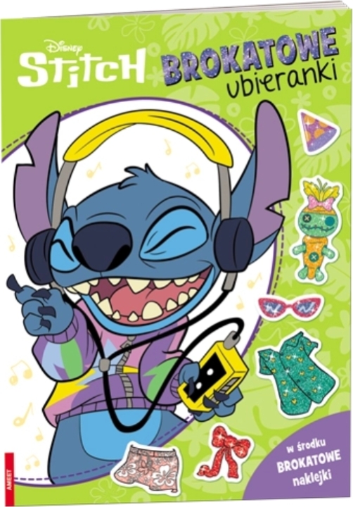 Disney Stitch. Brokatowe ubieranki 1 sztuka