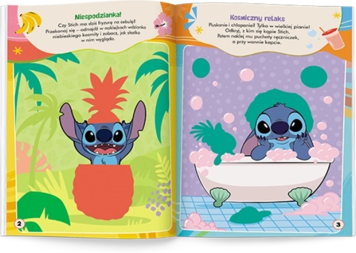 Disney Stitch. Brokatowe ubieranki 1 sztuka