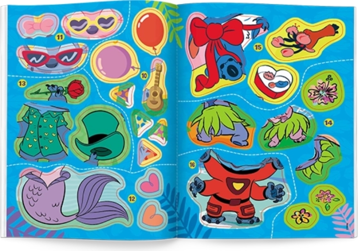 Disney Stitch. Brokatowe ubieranki 1 sztuka