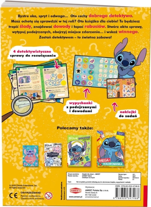 Disney Stitch. Detektyw na tropie 1 sztuka