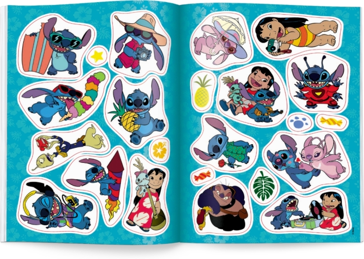 Disney Stitch. Kolorowanka z naklejkami 1 sztuka