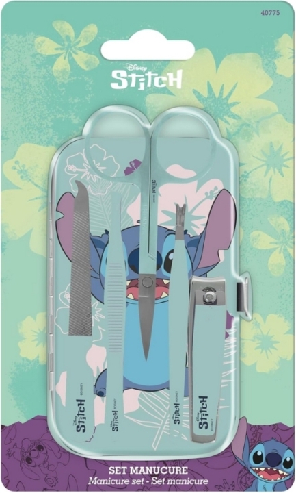Disney Stitch Zestaw kosmetyczny manicure 6 elementów 1 szt.