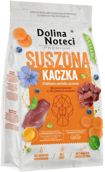 Dolina Noteci Premium kaczka karma suszona dla psa 9 kg