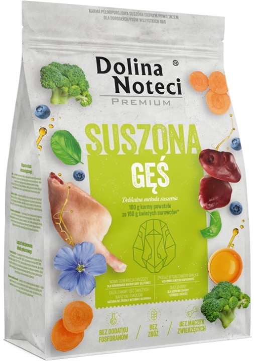 Dolina Noteci Premium karma sucha suszona dla psa gęś 3 kg